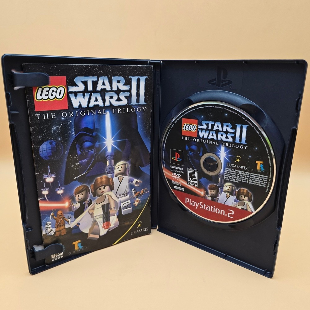 Lego Star Wars II The Original Trilogy PS2 PlayStation 2 SLUS-21409GH Complete‎